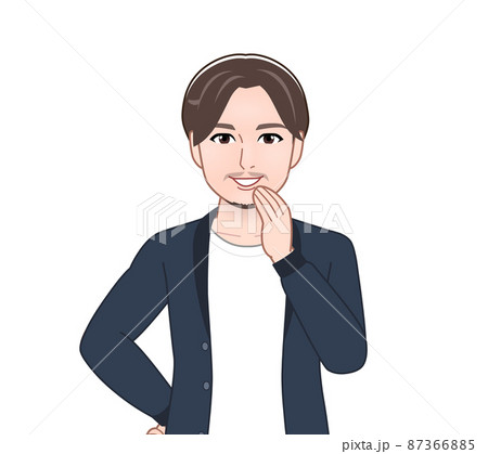 髭の男性 87366885