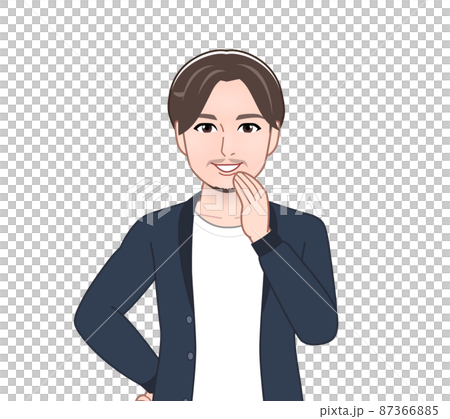 髭の男性 87366885