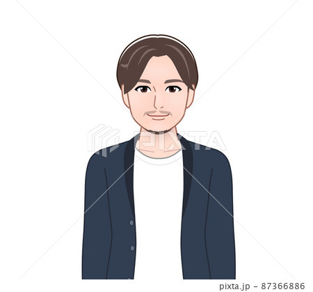 髭の男性 87366886