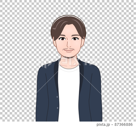 髭の男性 87366886