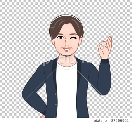 髭の男性 87366901