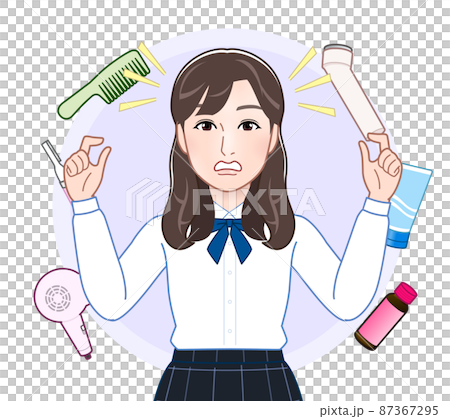 年輕女性和美容護理產品 年輕女性和美容護理產品 87367295