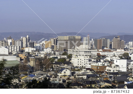 倉敷市街地　倉敷市立美術館と倉敷市芸文館　岡山県倉敷市 87367432