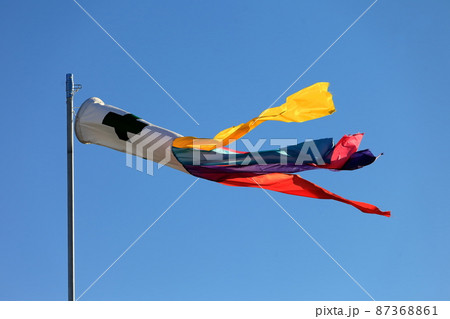 工事現場の吹き流し 87368861