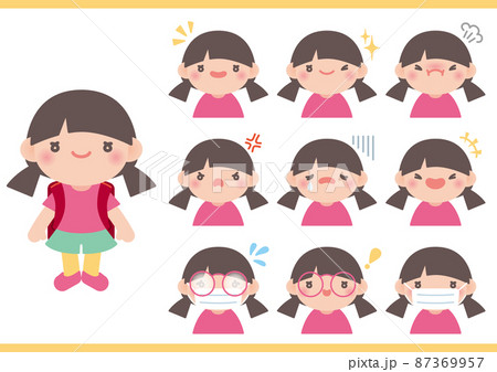 小学生アイコンセット 87369957