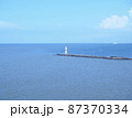白い灯台 87370334