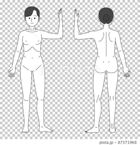 Human figure with left hand raised and left leg spread Human figure with left hand raised and left leg spread 87371968