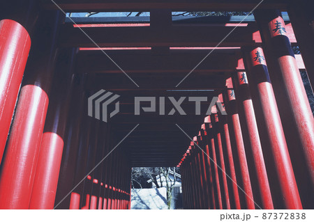 神社の鳥居 神社の鳥居 87372838