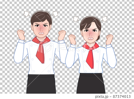 レストランで働く人 87374013