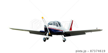 Sport aircraft isolated 87374619