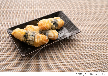 山芋の磯辺巻き天ぷら 山芋の磯辺巻き天ぷら 87376845