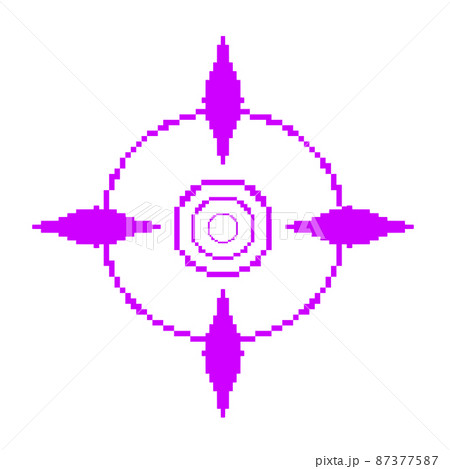 ドット絵のスコープ(紫) 87377587