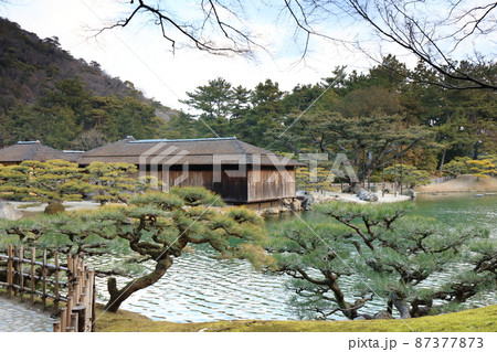 栗林公園 掬月亭 香川県高松市 栗林公園 掬月亭 香川県高松市 87377873
