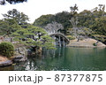栗林公園　偃月橋　香川県高松市 87377875