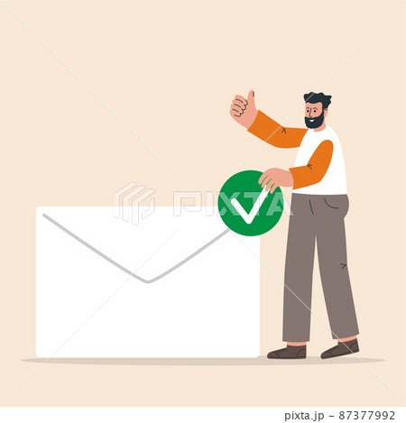 New email message. Email marketing, subscription on web. 87377992