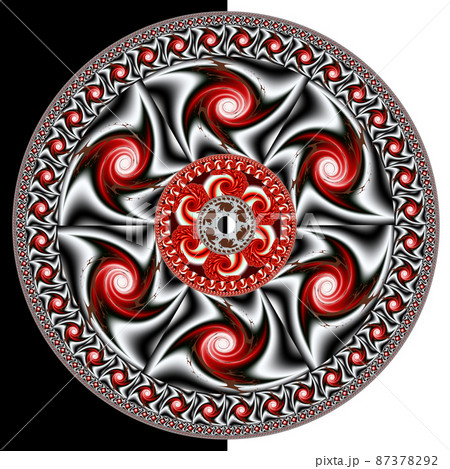 3D render illustration of colorfull nice mandala 3D render illustration of colorfull nice mandala 87378292