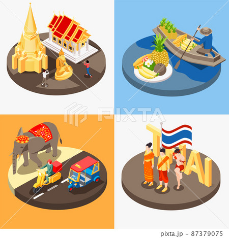 Thailand Round Compositions Set Thailand Round Compositions Set 87379075