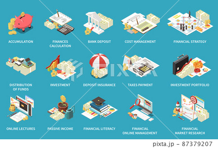Financial Literacy Set 87379207