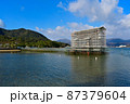 宮島の大鳥居　工事中 87379604