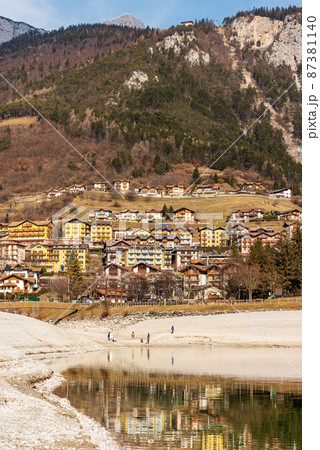 Molveno Village Trentino Italy - Tourist Resort on the Coast of Lake Molveno 87381140