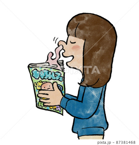 雑誌の匂いがたまらなく好きな女の子 87381468