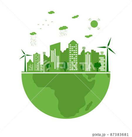 Ecological city and environment conservation. 87383681