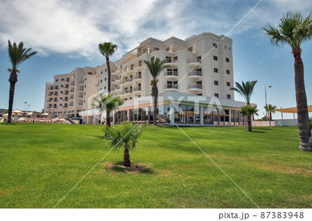 Luxury resort hotel in Protaras, Cyprus. Luxury resort hotel in Protaras, Cyprus. 87383948