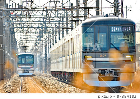 鉄道 私鉄:東武鉄道乗り入れ東京メトロ13000系 鉄道 私鉄:東武鉄道乗り入れ東京メトロ13000系 87384182