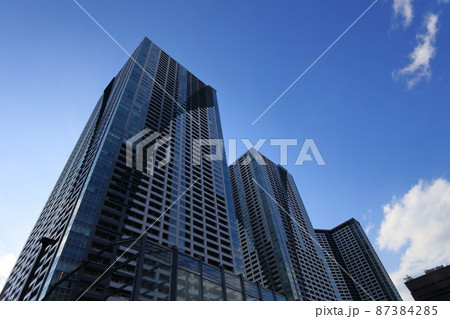 東京のビル・マンション群　 87384285