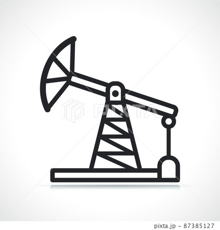 oil pump thin line icon 87385127