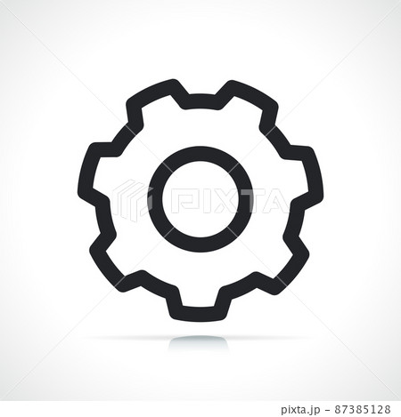 gear or cog wheel icon 87385128