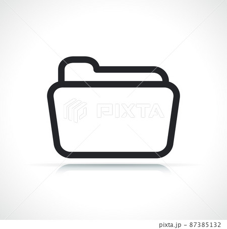 folder or archive line icon 87385132