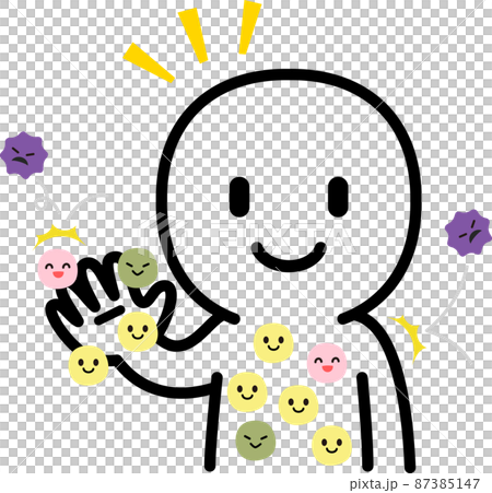 本土細菌和人類免疫力的圖像 本土細菌和人類免疫力的圖像 87385147