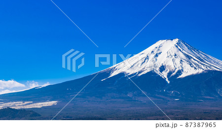 富士山 冬景 富士山 冬景 87387965