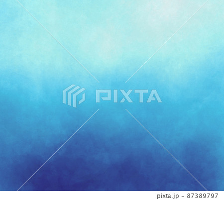White blue background gradient watercolor cloudy texture with inky bottom and light sky blue bright top White blue background gradient watercolor cloudy texture with inky bottom and light sky blue bright top 87389797
