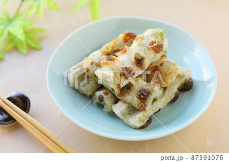 ちくわの磯辺揚げ ちくわの磯辺揚げ 87391076