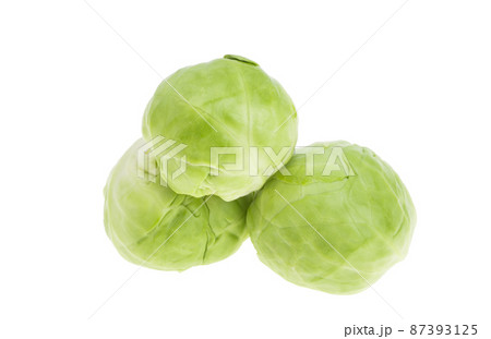 Brussels sprouts isolated Brussels sprouts isolated 87393125