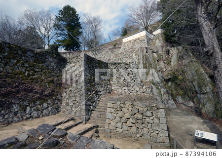 備中松山城　大手門跡　岡山県高梁市 87394106