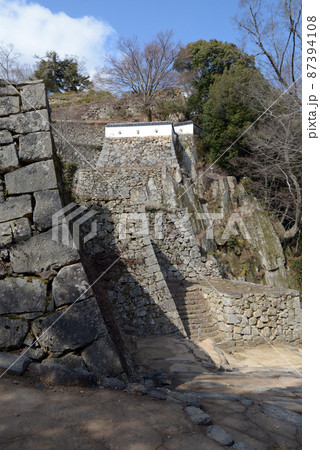備中松山城　大手門跡　岡山県高梁市 87394108