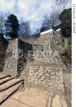 備中松山城　大手門跡　岡山県高梁市 87394114