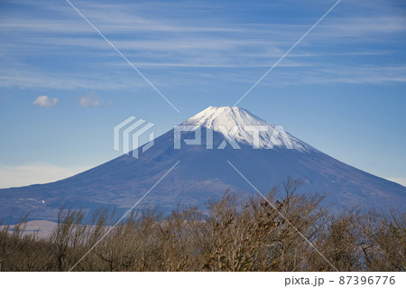 【箱根】山伏峠展望台からの眺める富士山 87396776