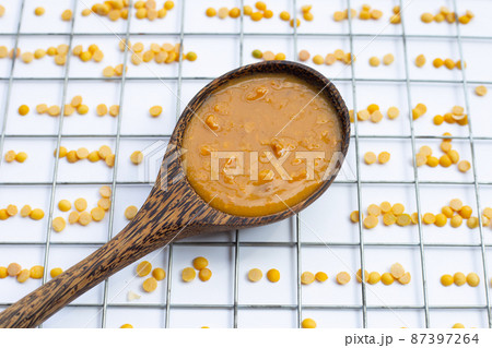 Salted soy beans paste for cooking 87397264
