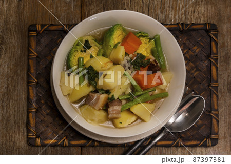 ベーコンで作ったポトフ ベーコンで作ったポトフ 87397381