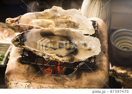 焼き牡蛎 焼き牡蛎 87397470