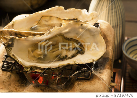 焼き牡蛎 87397476