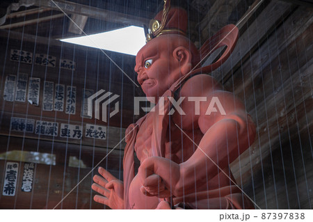 岩殿観音　正法寺　仁王像　仁王門　東松山市　 87397838
