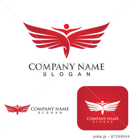 Wing Falcon Logo Template vector illustration Wing Falcon Logo Template vector illustration 87399044