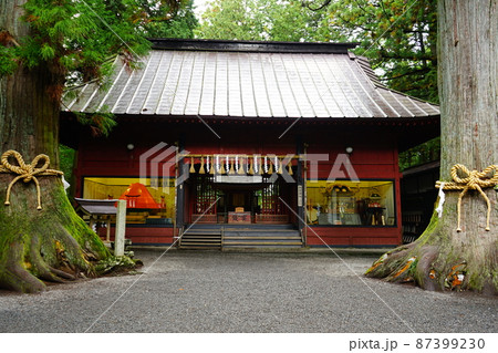 日本 山梨県 北口 本宮 富士浅間神社 87399230