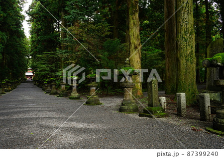 日本 山梨県 北口 本宮 富士浅間神社 参道 日本 山梨県 北口 本宮 富士浅間神社 参道 87399240