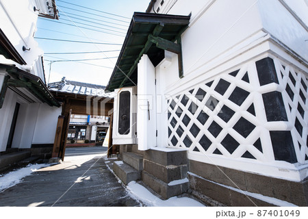 みやぎの明治村登米町街中の土蔵 87401049